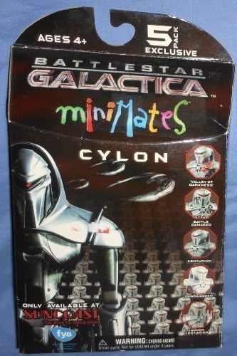 Battlestar Galactica Mini Mates Cylons 5 Pack Exclusive Figures by Suncoast