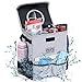 njnj Car Folding Cargo Carrier Hitch Mount, Waterproof Car Trash Can Garbage Bin