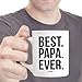 Muggies Best Papa Ever Mug - Christmas/Birthday/Father's Day Gift For Men, Husband, Grandpa & Dad! Coffee Tea 11oz Cup With Woodworking Ebook