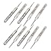 uxcell 10pcs 0.75mm Tip Spiral Flute Tungsten Carbide Micro PCB Drill Bits