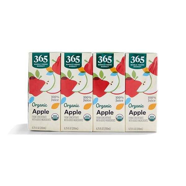 365 BY WHOLE FOODS MARKET, ORGANIC APPLE JUICE...