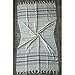 Dandelion - Ivory Basic Pattern - Naturally-Dyed Cotton Turkish Towel Peshtemal - 71x39 Inches - Gray