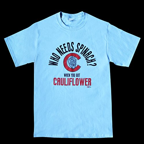 Spinach Wrestling Rugby MMA Martial Arts Cauliflower Ear T-Shirt (Small)