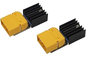 VIFLY 2pcs StoreSafe Smart LiPo Battery Discharger to Storage Voltage with Heatsink for 2S-6S RC FPV Drone Battery (2pcs) (XT60)