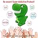 Chuchik Squishy Toy For Stress Relief. Kawaii Slow Rising and super soft jumbo Squishies with sweet Scented. (Green Dinosaur)
