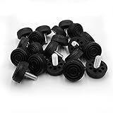 Furniture Threaded Stem Leveling Foot Adjuster M8 x 20mm - Craftsmind M8-20PCS
