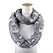 MissShorthair Women's Fashion Soft Light Cartoon Sheep Sheer Infinity Scarf (Gray)