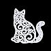 Cutting Dies Stencil Template Mould,Bottone DIY Metal Embossing Stencil for Album Scrapbooking Paper Card Art Craft Decor Christmas Design (Cat)
