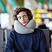 Ostrichpillow Go Neck Pillow, Travel Pillows for Airplanes, Premium Memory Foam Travel Pillow, 360º Ergonomic Design, Asymmetrical Sides, Travel Bag Included, Washable Modal Cover
