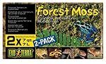 Exo Terra Forest Plume Moss, 7 Quarts, 2-Pack