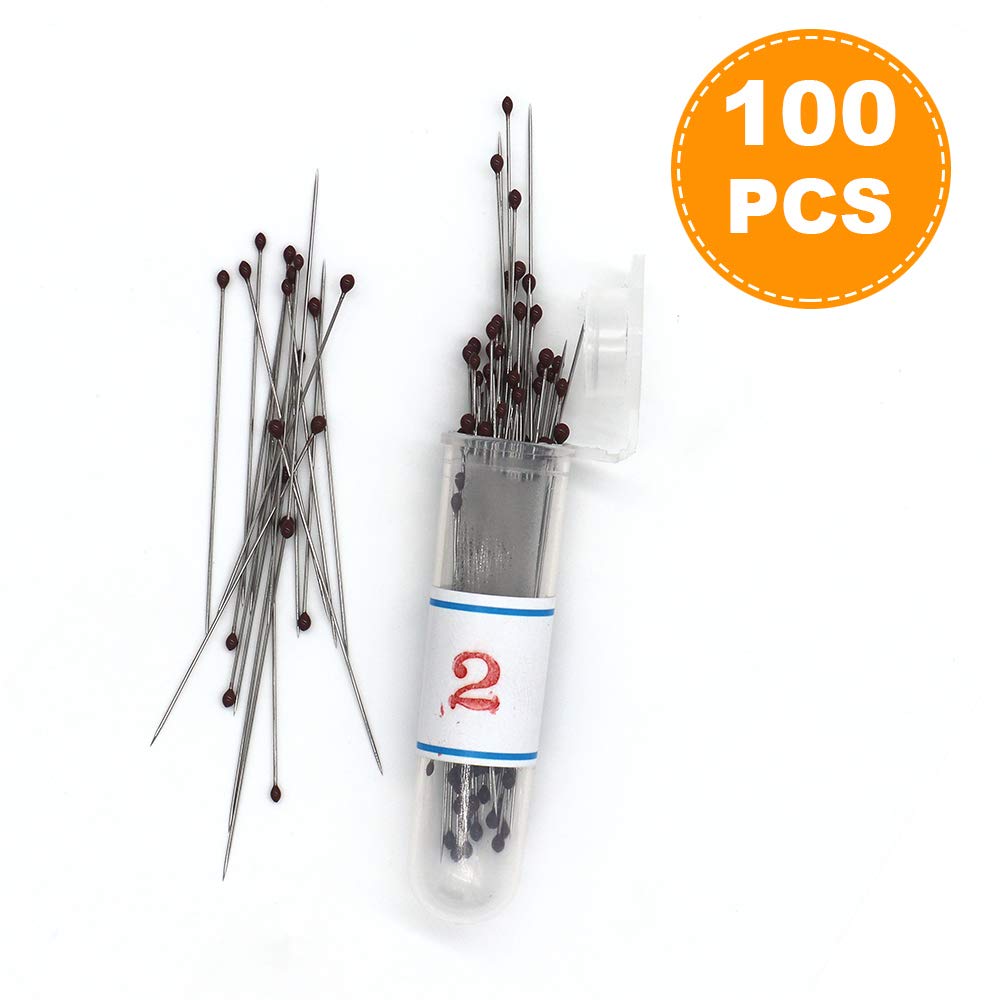 Entomology Pins 2 Size Pack of 100 Stainless Steel Entomology Pins