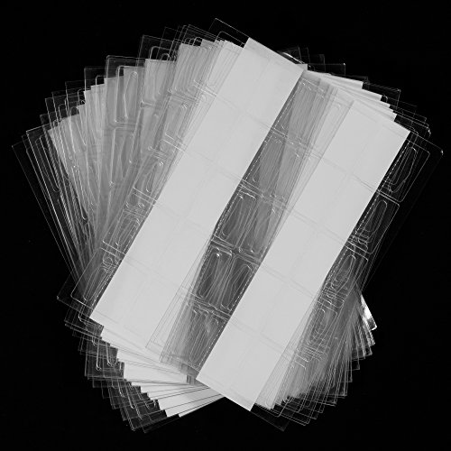 Hanging Display Tabs with Large Adhesive, Slot Hole Peel and Stick