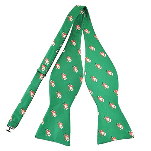 Pensee mens silk self bowtie original design christmas …