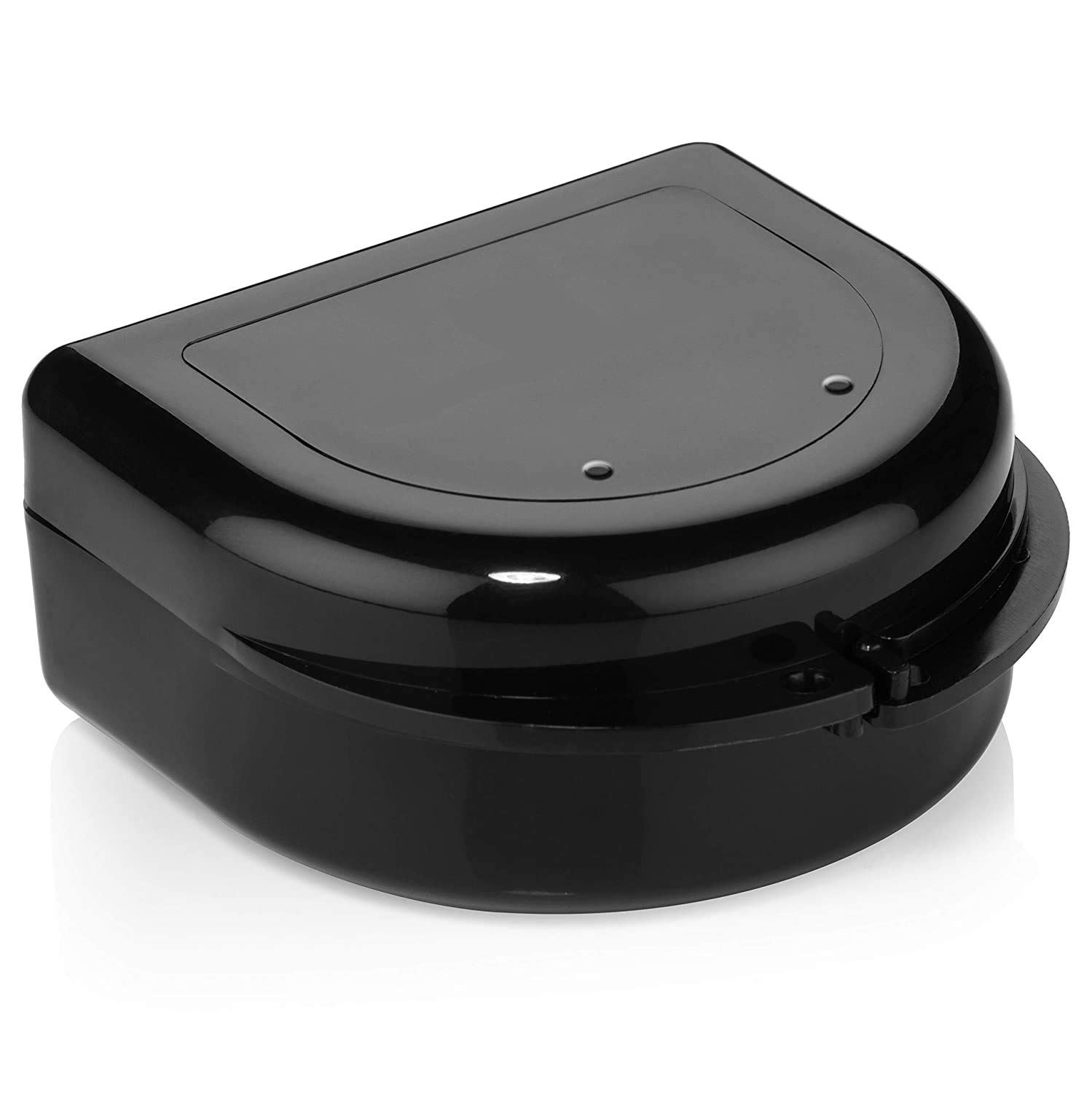 Fresh Knight Retainer Case 2 Pack w/Vent Holes-Black : Beauty
