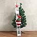 Howardee 1 Pcs Electric Climbing Ladder Santa Claus Christmas Figurine Ornament Decoration Gifts
