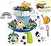 WOWToys Fairy Garden Kit Kids Gardening Set Indoor Outdoor Play Activity Gardening Tool Set Toys Kids Toddlers Girls Boys (Blue with Music)
