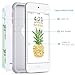 iPod 6 Case, iPod 5 Cases, BENTOBEN Super Slim Pineapple Design Hard PC Soft Rubber Hybrid Glossy Anti-Scratch Shock Proof Protective Case for iPod Touch 5 6th Generation, Green/Gray