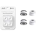 diofit Premium Multi-Flange Eartips Compatible with Galaxy Buds3 Pro (White, X-Small)