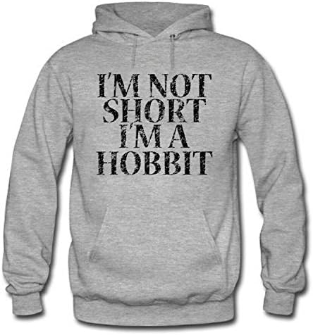 I'M NOT Long I'M A HOBBIT Women's Long Sleeve Casual Hoodie