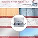 FlePow Broom Holder Wall Mount - Mop Broom Holder Gripper Self Adhesive Removable Waterproof No Drilling Garage Storage & Organization Hanger Hook for Kitchen and Bathroom, Garden, Closet (2 Pack）