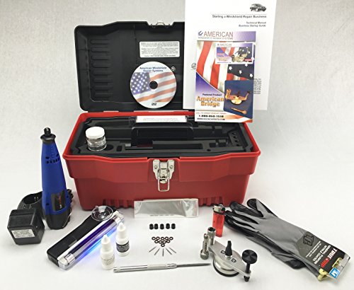 Windshield Repair Kit - American Rock Chip Glass Repair System - Chipped Glass Repair Kit - Car Window Glass Repair Tool