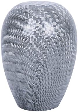 Autvivid Universal Carbon Fiber Automotive Motorsport Fantasy Manual Stick Shift Knob Gear Stick Shift Head Gear Shift Knob Suit for Almost Any Shifter Lever Come with 3 Install Rubber