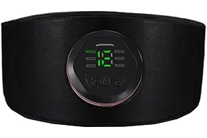 Stomach Massager for Weight Loss | Rechargeable Ab Stimulator Belt,18 Intensity Settings 6 Massage Modes Body Sculpting Machi