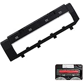 Replacement Brush Guards Covers Back Cover for Roborock Q Revo, Roborock Qrevo MaxV, Roborock Qrevo S, and Q Revo Pro Robot Vacuum Cleaner - Main Brush Holder Accessories Parts(Black)