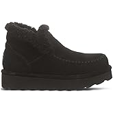 BEARPAW Womens Maeve Platform Lo Waterproof Suede Ankle Boots
