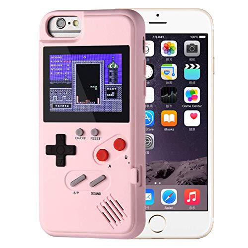 Echodee Gameboy Case for IPhone, Retro 3D Protective Cover Case with 36 Small Game,Full Color Display,Shockproof Video Game Case for iPhone Xs/X/Xmax/XR,iPhone8/8 Plus,iPhone 7/7 Plus,iPhone 6/6Plus