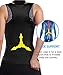 MIRANCO Women's Body Shaper Waist Cincher Tummy Fat Burner Sweat Tank Top Black No Zip Black XX-Large