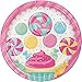 Blue Orchards Candy Plates and Napkins (52 Pieces for 16 Guests) - Candy & Ice Cream Party Decorations, Two Sweet and Candyland Birthday Party, Halloween Plates and Napkins