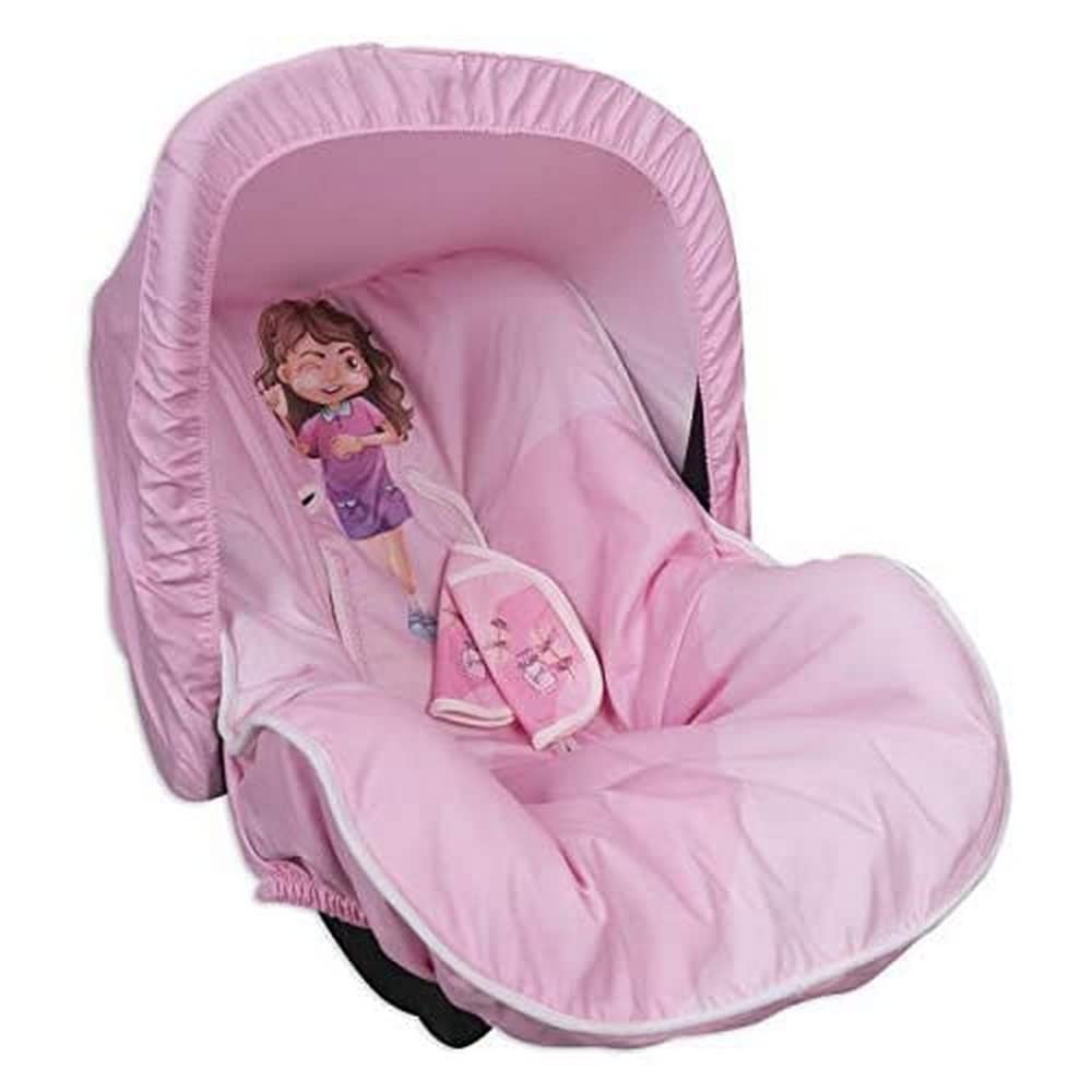 Babyline Beauty Girl - Group 0 Mat with Hood and Harness Cover, Universal