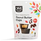 365 by Whole Foods Market, Mini Dark Chocolate Peanut Butter Cups, 4.7 Ounce