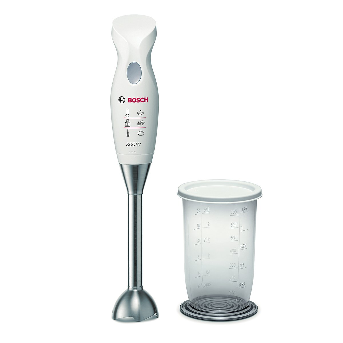 Buy Bosch MSM6B250 300Watt Hand Blender with Beaker (White) Online at