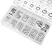 Accessbuy™ Stainless Steel Flat Washers Metric Flat & Lock Washers 3/8 5/16 1/4 1/8 3/16 Hardware Gasket Assortment Kit,350-Piece