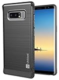 Galaxy Note 8 Case, Ubittek Resilient Shock Absorption and Carbon Fiber Design Case for Samsung Galaxy Note 8 (Black)