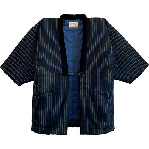 Hanten (Cotton Jacket Made in Japan Kimono-style) importjapanese Clothes Size Mens (Medium, 198)