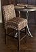 BIRDROCK HOME Bird Rock Seagrass Barstool (Bar Height) - Hand Woven - Mahogany Wood Frame - Fully Assembled