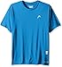 HEAD Men's Heathered Hypertek Top, Vibrant Blue Heather, Large