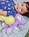 WILD BABY Purple Bear Microwaveable Stuffed Animal - Heatable Plush Pal with Aromatherapy Lavender Scent for Babies and Kids - 10