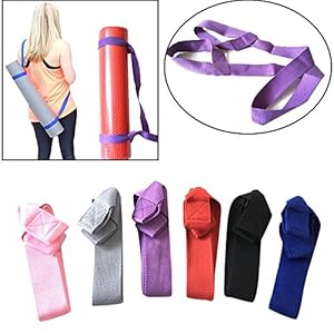 ForgetMe Adjustable Yoga Mat Carrying Strap Sling – Mat Carrier Harness Fitness Stretching Strap Belt, Yoga Mat Strap, Adjustable Carrying Sling, Mat Carrier Harness (Just Strap, Not Mat)