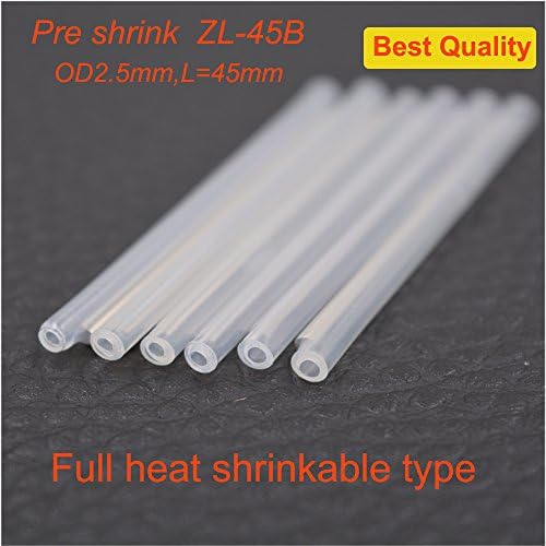 Primeda Pre-Shrunk Fiber Optic Fusion Splice Protection Sleeves Dia.2.5mm, 45mm Highest Quality -2500pcs