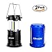 AlltroLite CAMPER 2-Pack LED Camping Lantern Lights Collapsible 500lm | COB Technology | Waterproof Lantern with Magnetic Base for Night | Fishing | Camping | Hiking | Emergencies | Batteries Included