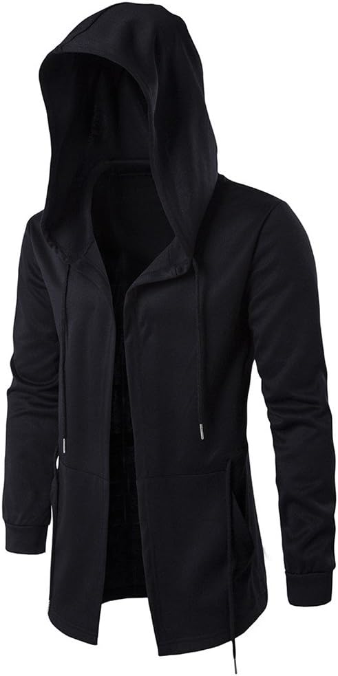 Rosemaryusid Autumn Men's Assassin Spring Cloak Wizard Hoodies Plus Size Coat Outerwear