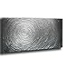 YaSheng Art - 24x48 Inch Large Abstract Art Oil Paintings on Canvas Silver Gray Gradient color Abstract Artwork Modern Home Decor Canvas Wall Art Ready to Hang for Living Room Bedroom