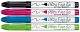 The Board Dudes Write Dudes Ultra Fine Point Dry Erase Markers - Bright Colors, 4 count (CYG94)