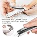 BESTOPE Nail Clippers Set with Catcher,No Splash Fingernail & Toenail & Slant Edge 3PCS Nail Cutter Trimmer Set with Metal Case,Stainless Steel,Good Gift for Women and Men