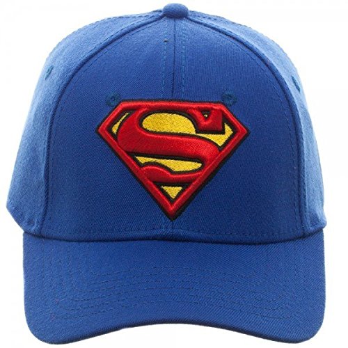 Baseball Cap - Superman - Royal Flex Cap New Hat Licensed Bx3n17spm