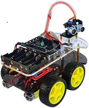 KUONGSHUN ELECTRONIC LIMITED Robot Smart Car Multi-Functional 4WD Assembly Kit DIY Educational Mini breadboard for Uno R3